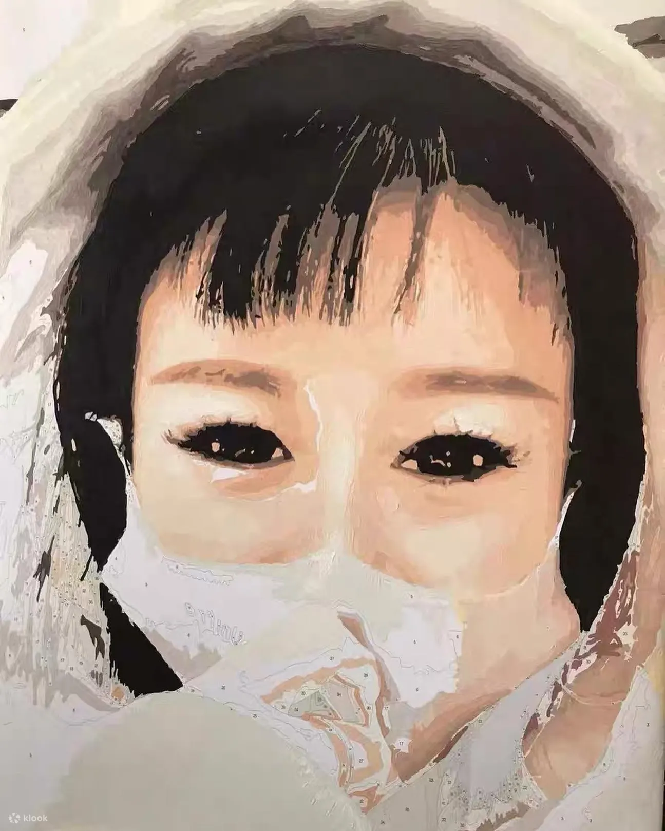 Self-portrait-paint by numbers