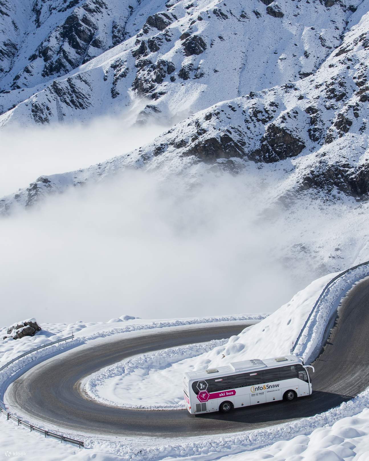 Trasporto giornaliero al comprensorio sciistico di Coronet Peak