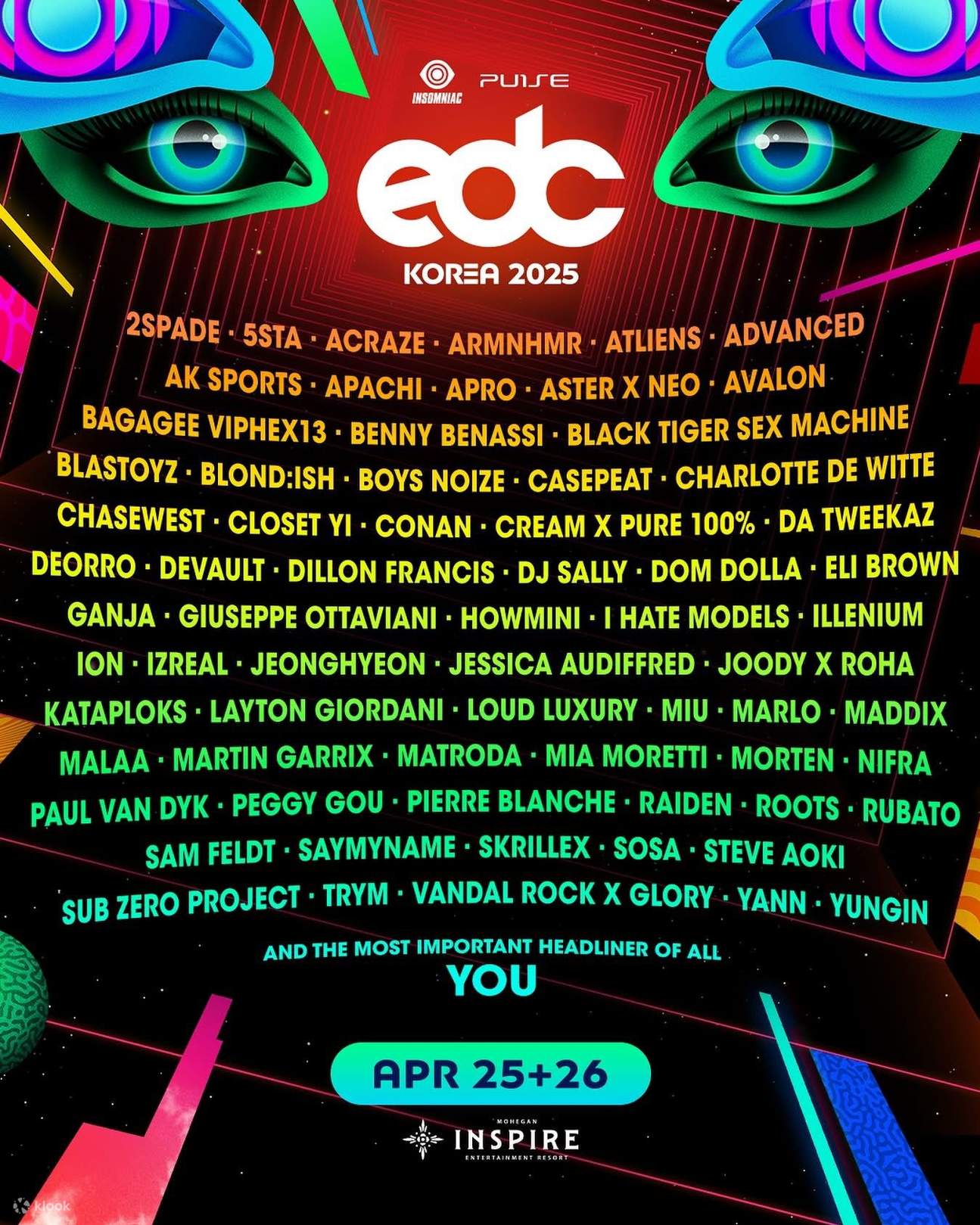 EDC Korea 2025 Ticket - Klook New Zealand