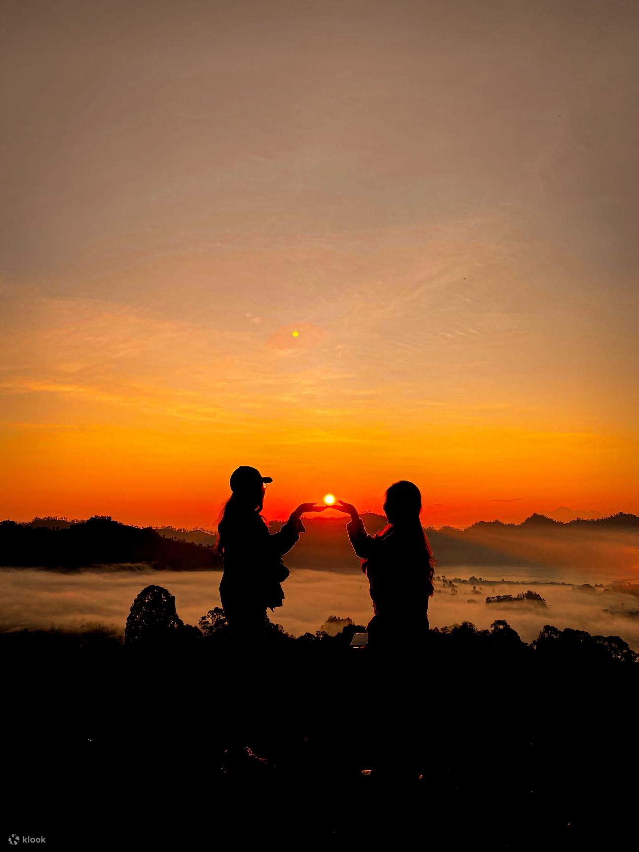 Lever de soleil en jeep au Mont Batur
