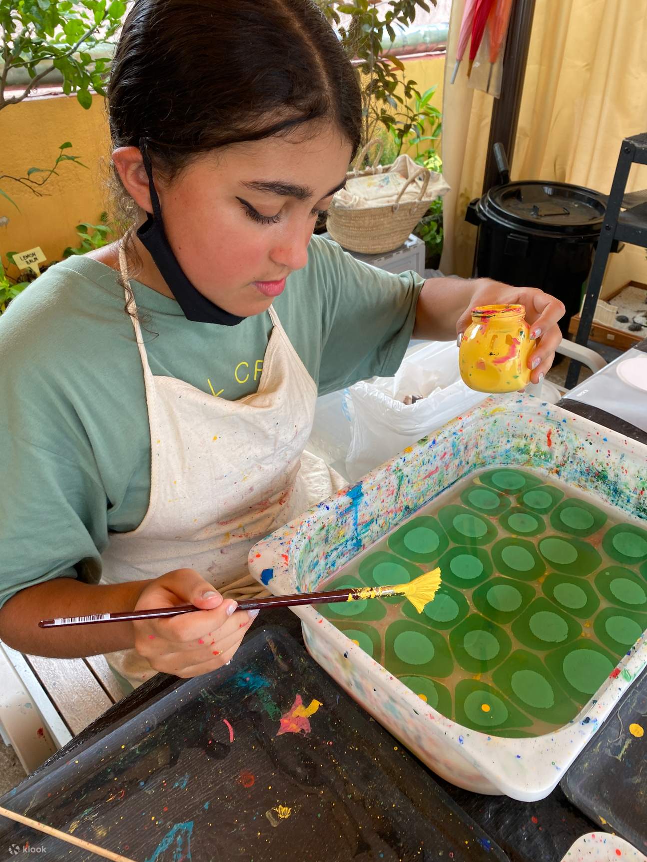 Workshop Papiermarmorierung im The Sundowner