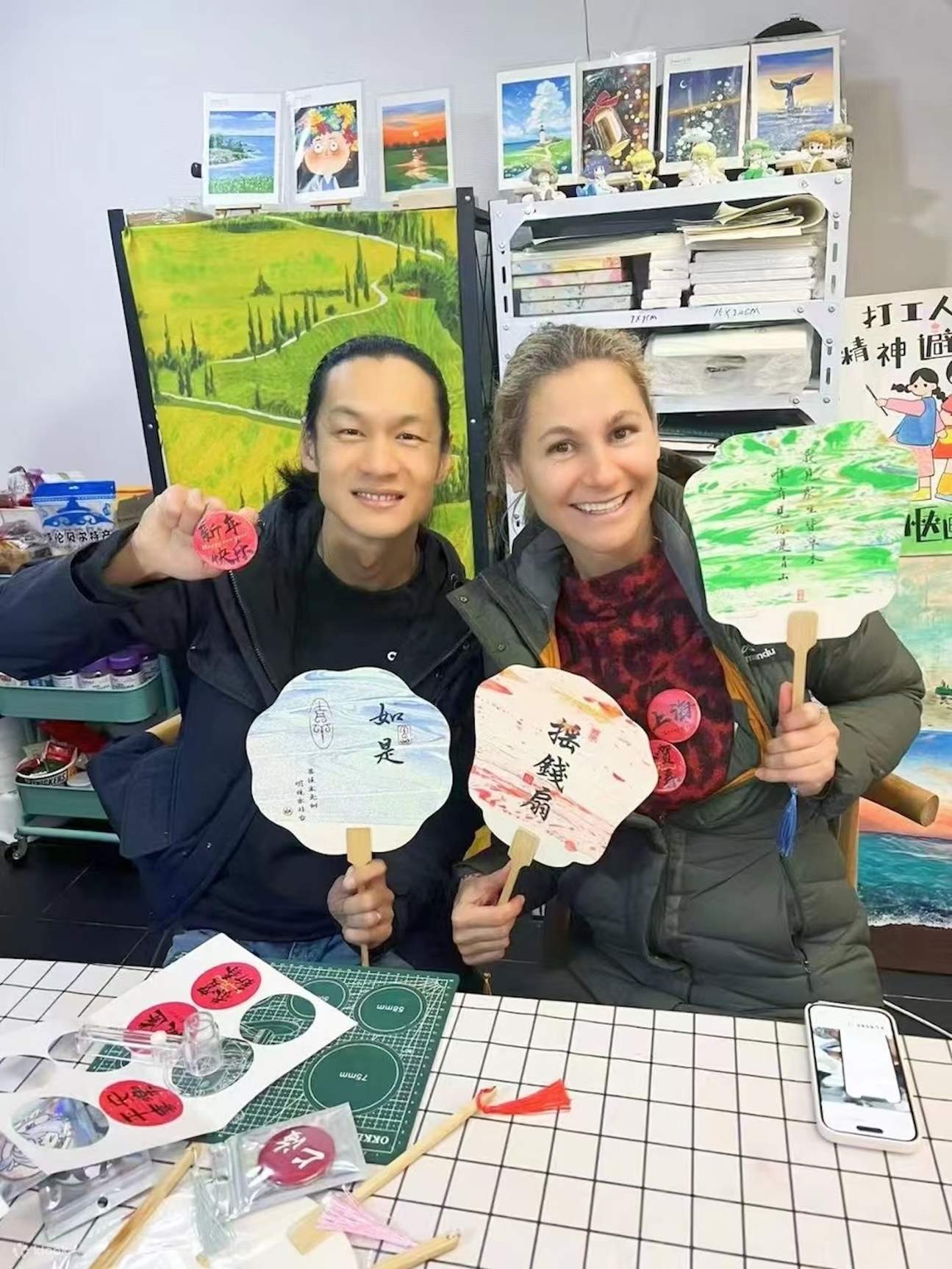 Giới thiệu về văn hóa sơn mài Yi Da + Trải nghiệm quạt sơn nổi_Eatwith