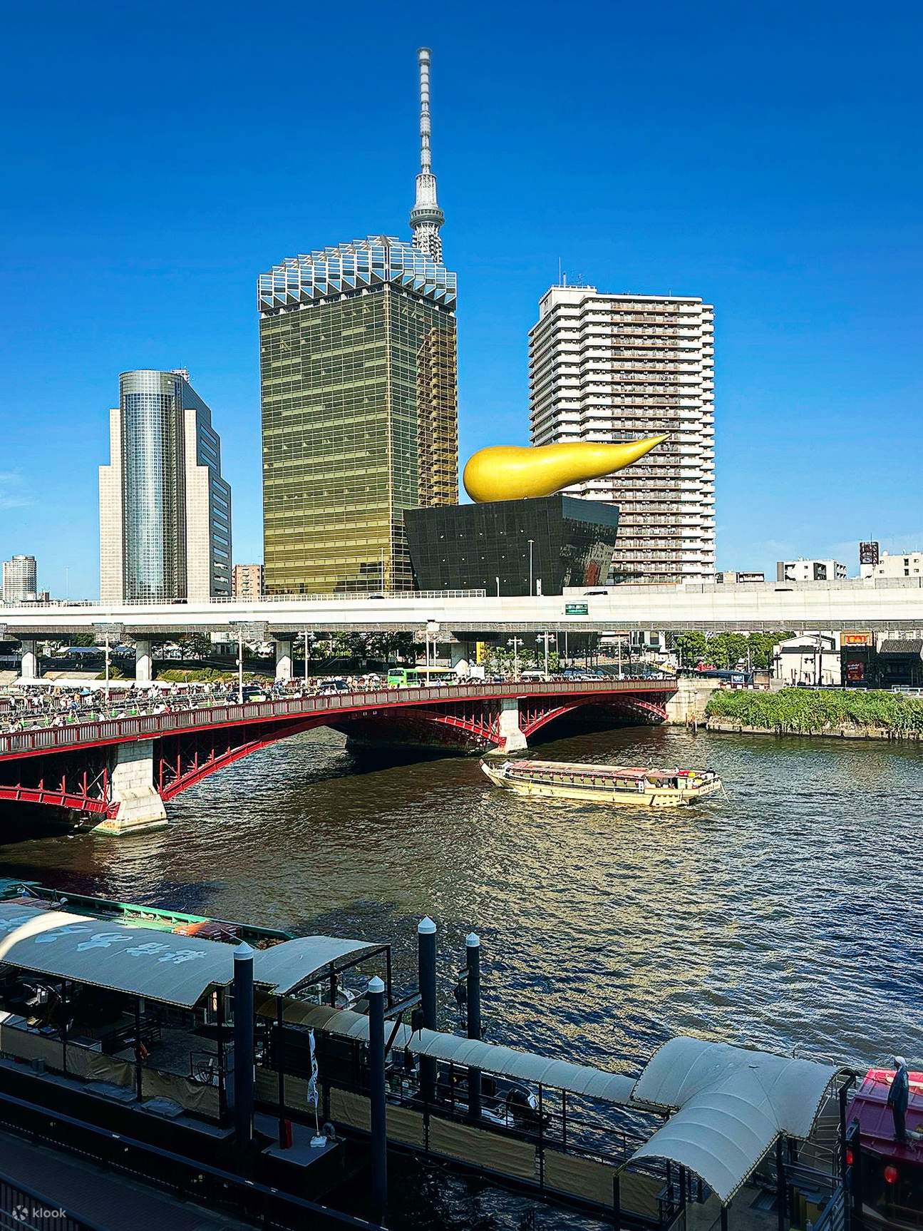 Nikmati bengkel di lokasi yang terbaik dengan pemandangan Sungai Sumida, Skytree, simbol Asakusa 