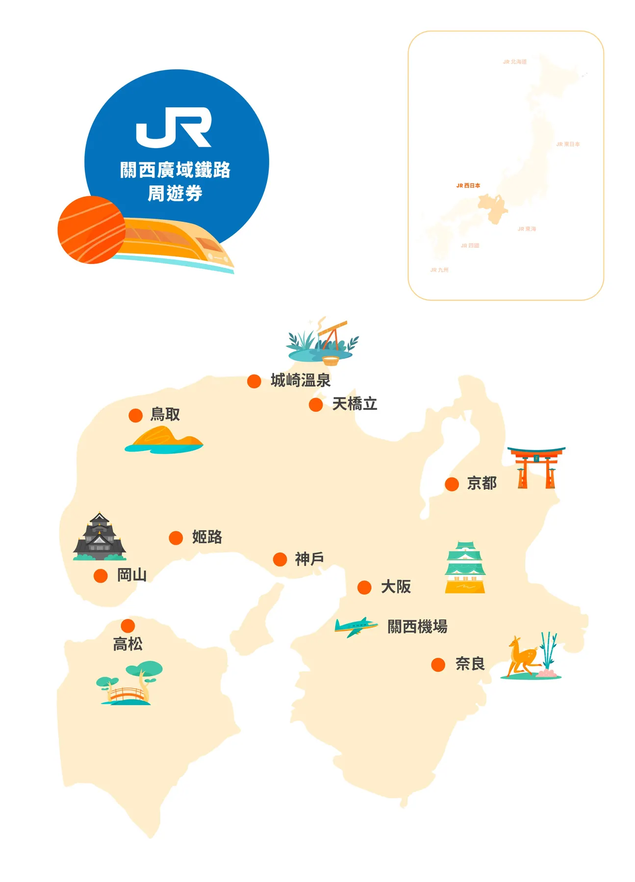 JR關西廣域鐵路周遊券