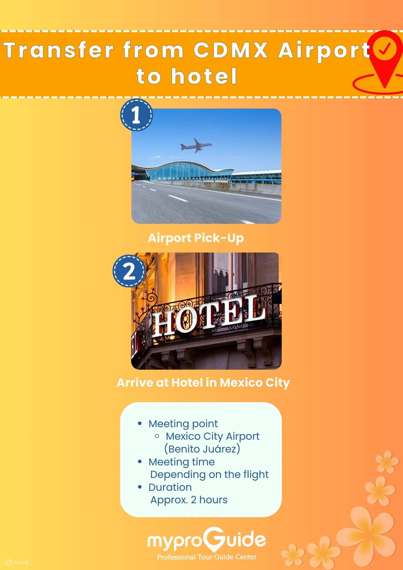 Trasferimento privato dall'Aeroporto Internazionale Benito Juárez di Città del Messico (MEX) a Città del Messico