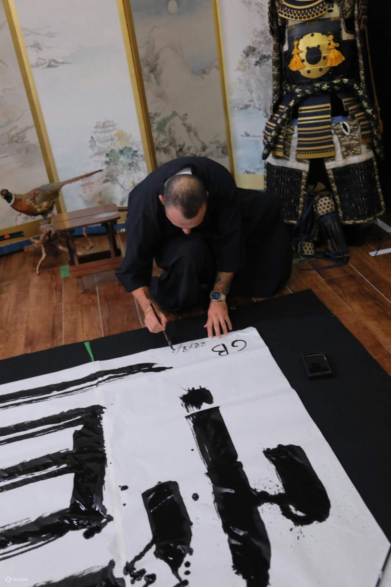 Learning Bushido and Zen at Samurai Calligraphy in Osaka - Klook