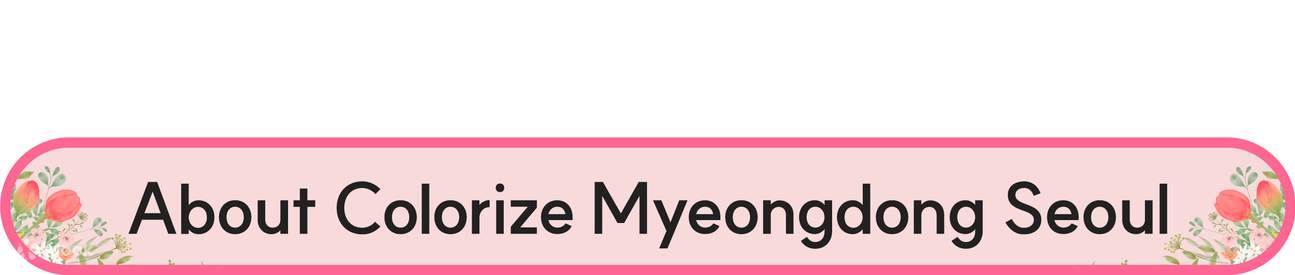 Phân tích màu sắc cá nhân và trang điểm Colorize ở Myeongdong Seoul