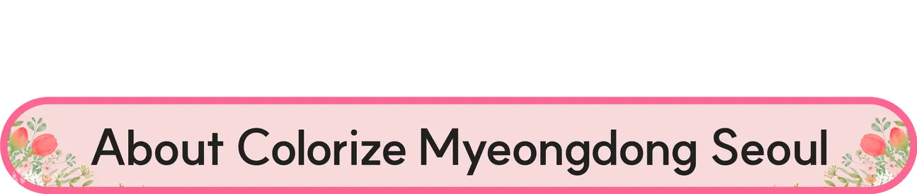 Colorize Personal Color Analysis Makeup in Myeongdong Seoul