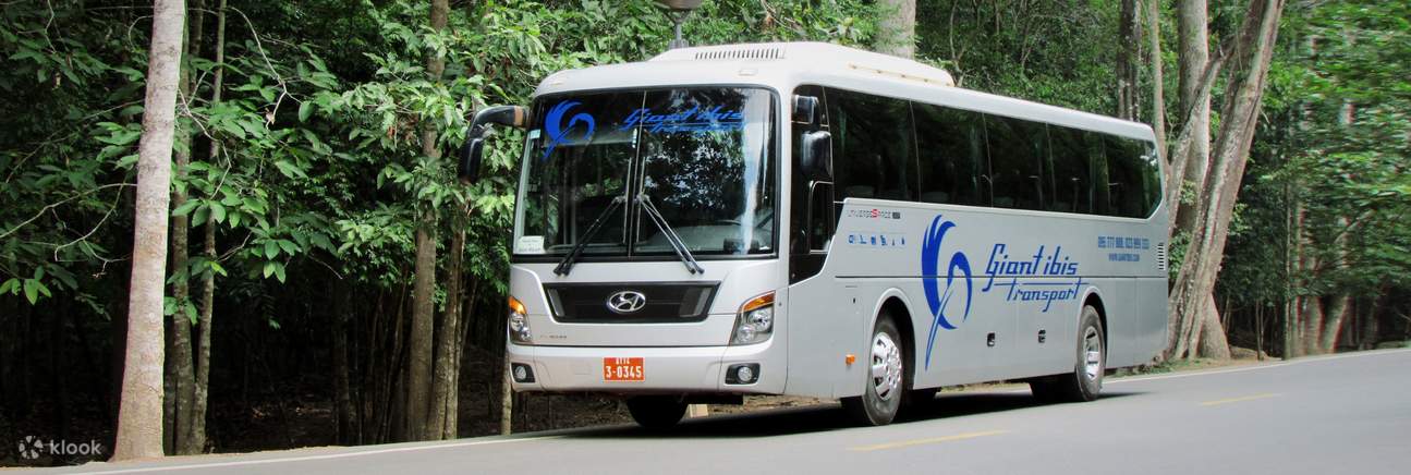 bus transfer to Siem Reap or Phnom Penh by Giant Ibis
