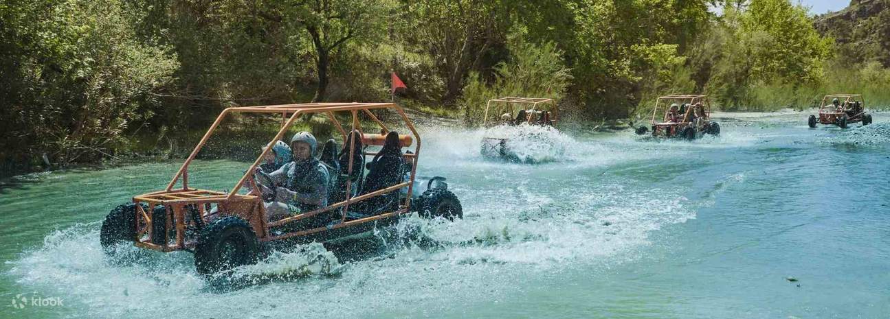 Rafting 3 in 1, Buggy Safari e Avventura Zipline da Antalya