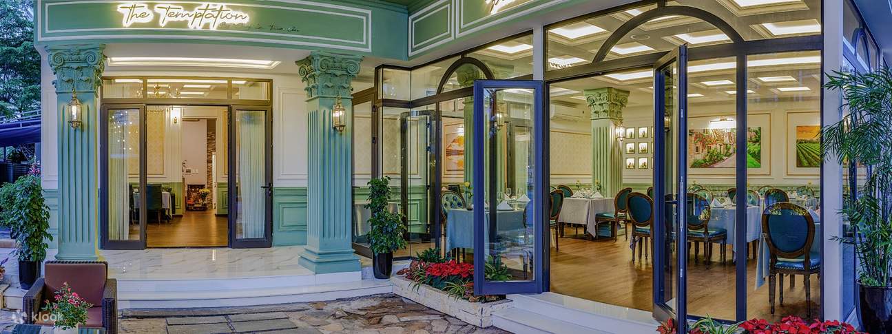 다낭 템테이션 프렌치 레스토랑에서 즐기는 특별한 식사