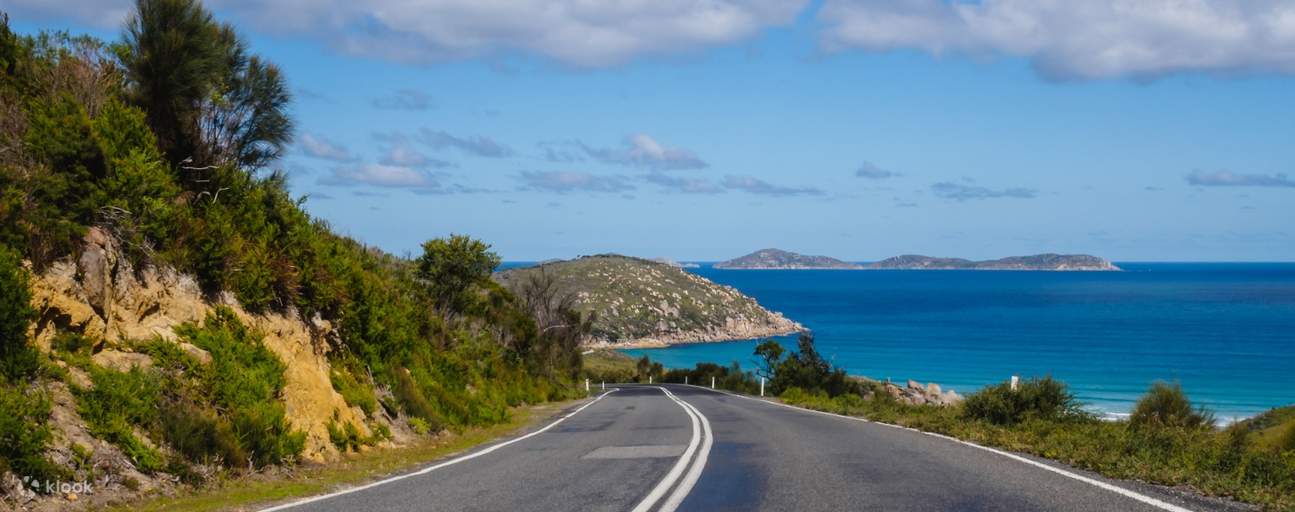 route dégagée à Wilsons Promontory, Australie