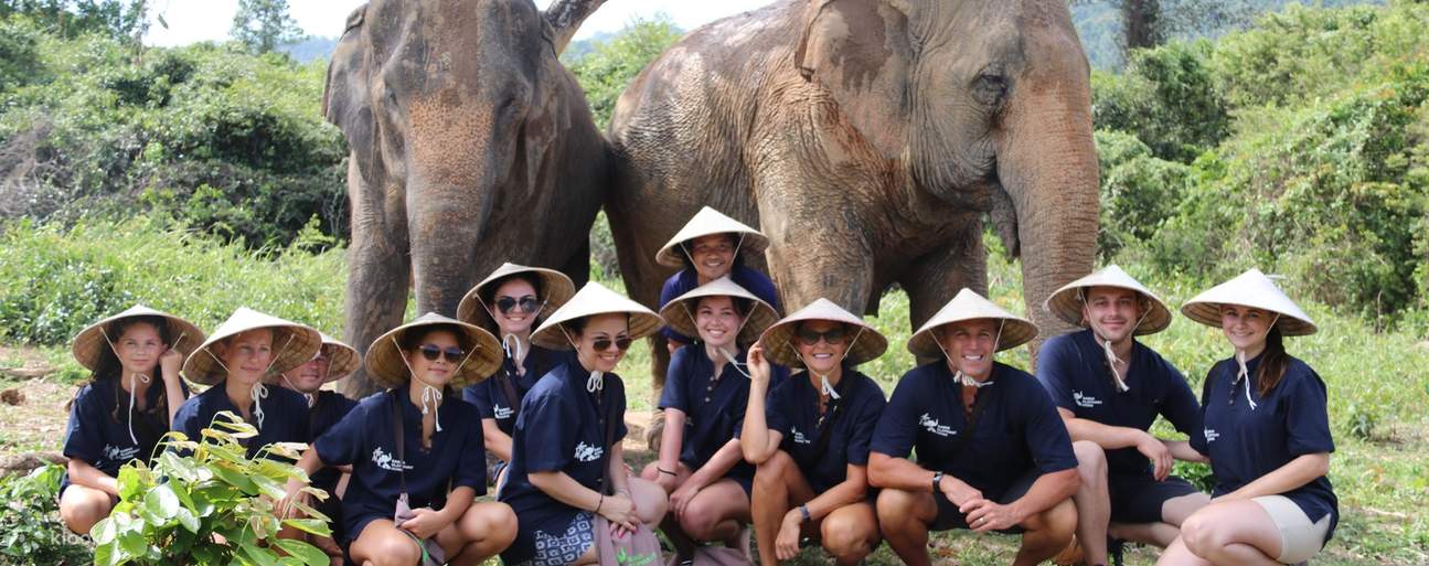 Rombongan bersama gajah