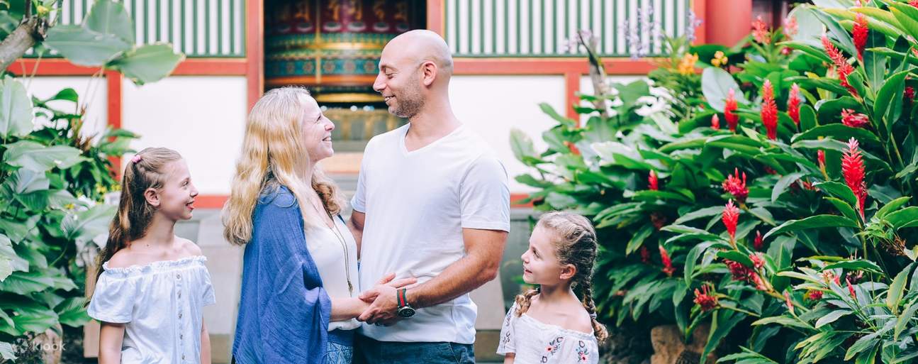 familia en Chinatown Singapur