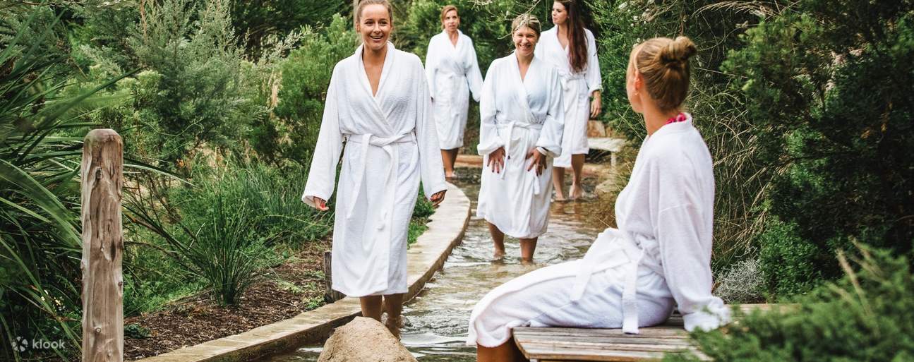 people wearing bath robes