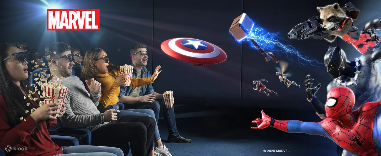 Marvel Superheroes Cinema 4D影院体验纽约杜莎夫人蜡像馆
