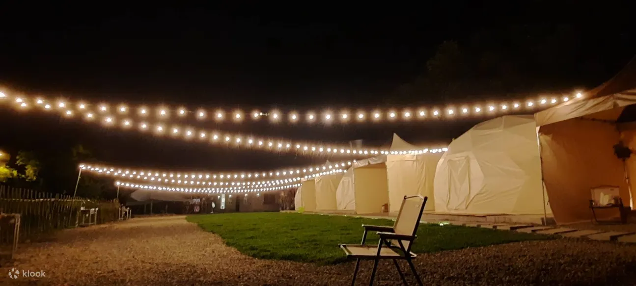 Hsinchu Camping｜You Ye’s Luxury Camping｜Luxury Snowball Tent Luxury Camping Experience - Klook Hong Kong