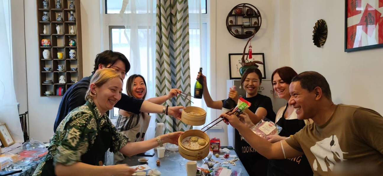 Soup dumpling cooking for birthday party
