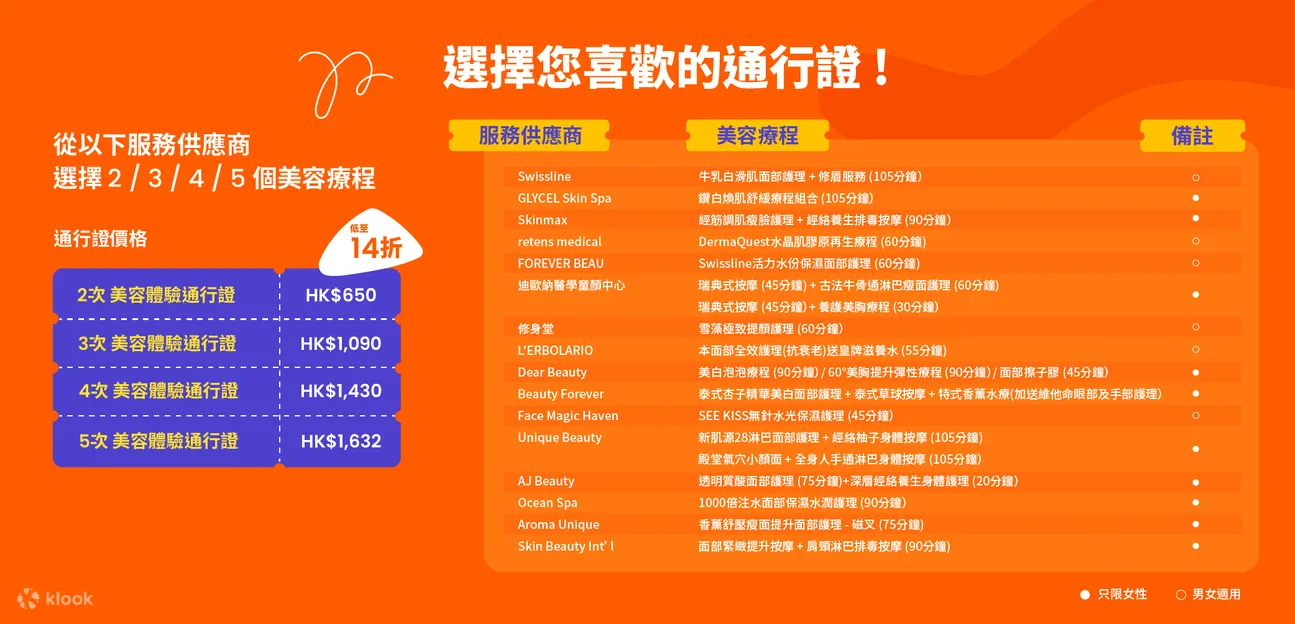 首次美容体验优惠通行证