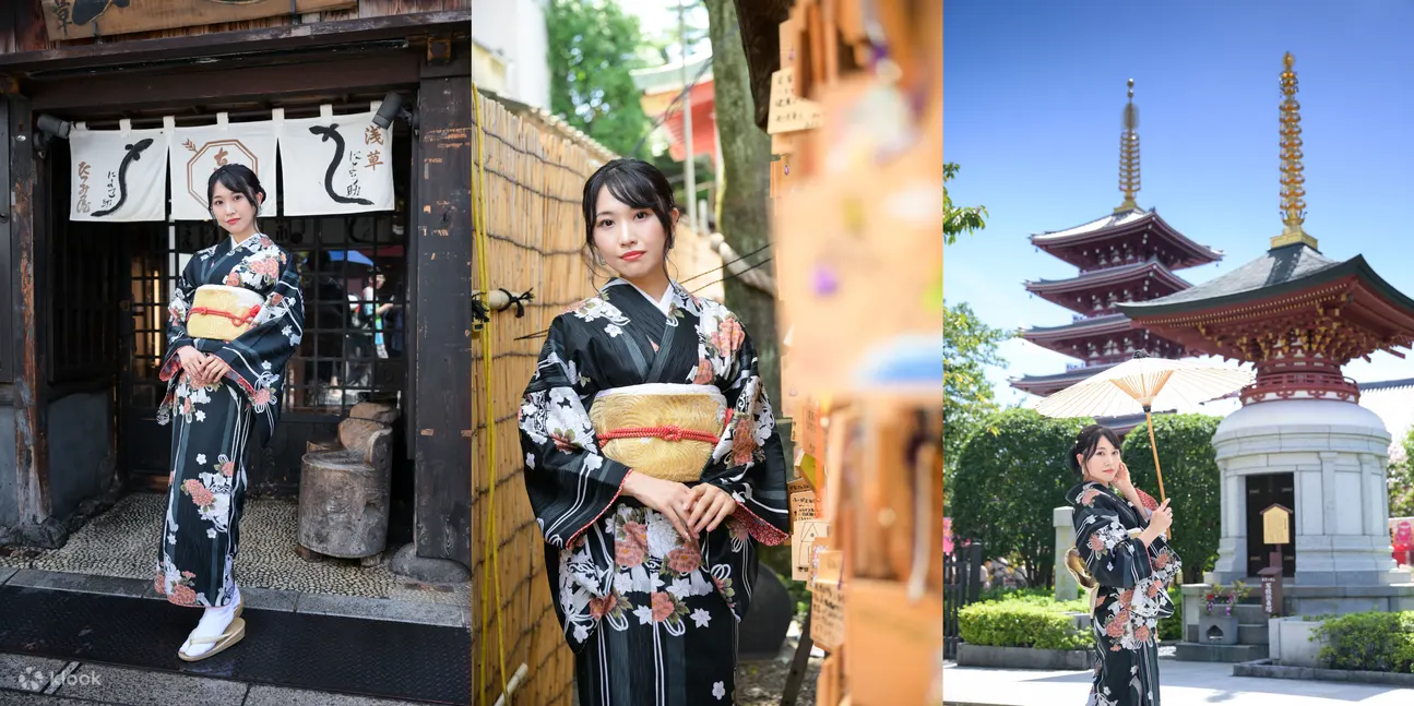 浅草和服租赁及拍摄（东京/和服屋光希提供）