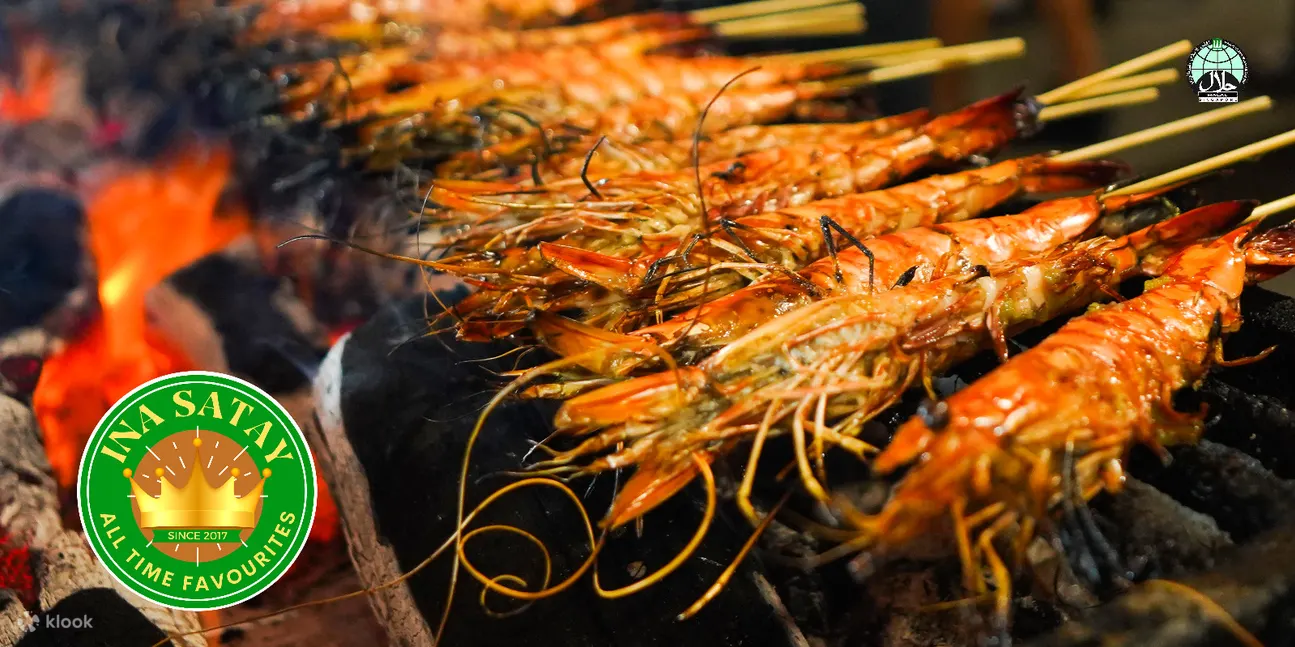 沙爹，清真，素食，素食主义者，虾沙爹，沙爹鱿鱼