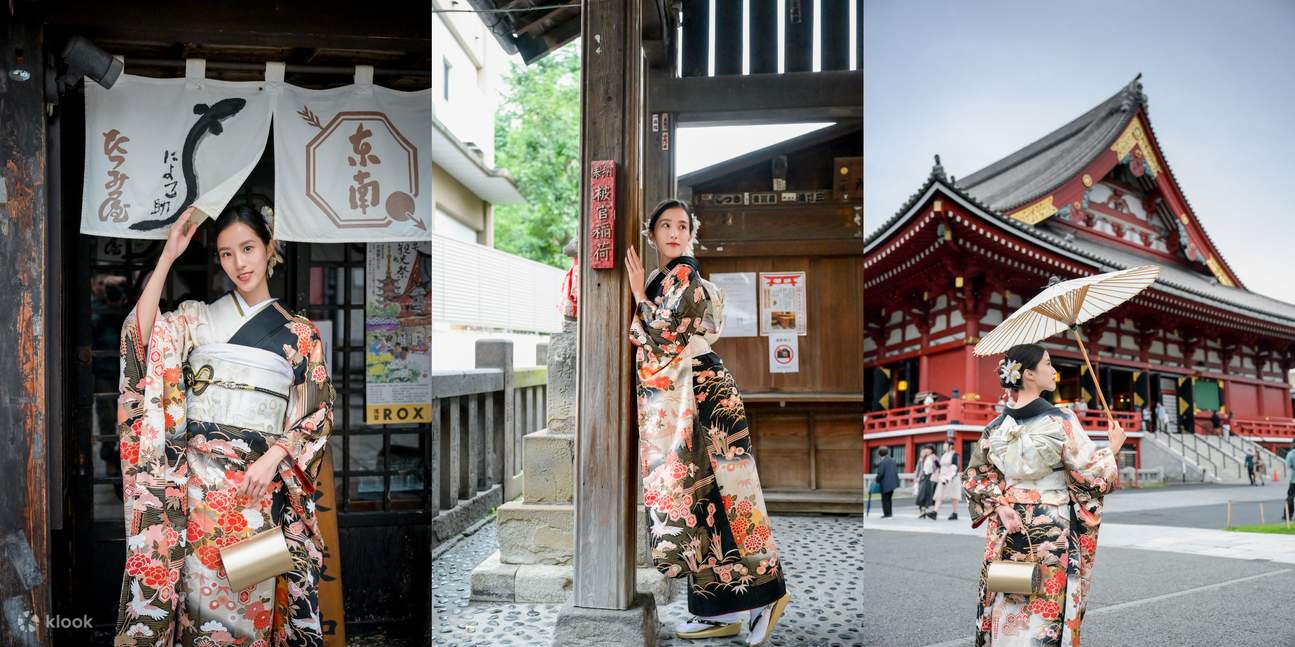 Noleggio Kimono e Servizio Fotografico ad Asakusa (Fornito da Kimono Shop Mizuki, Tokyo)