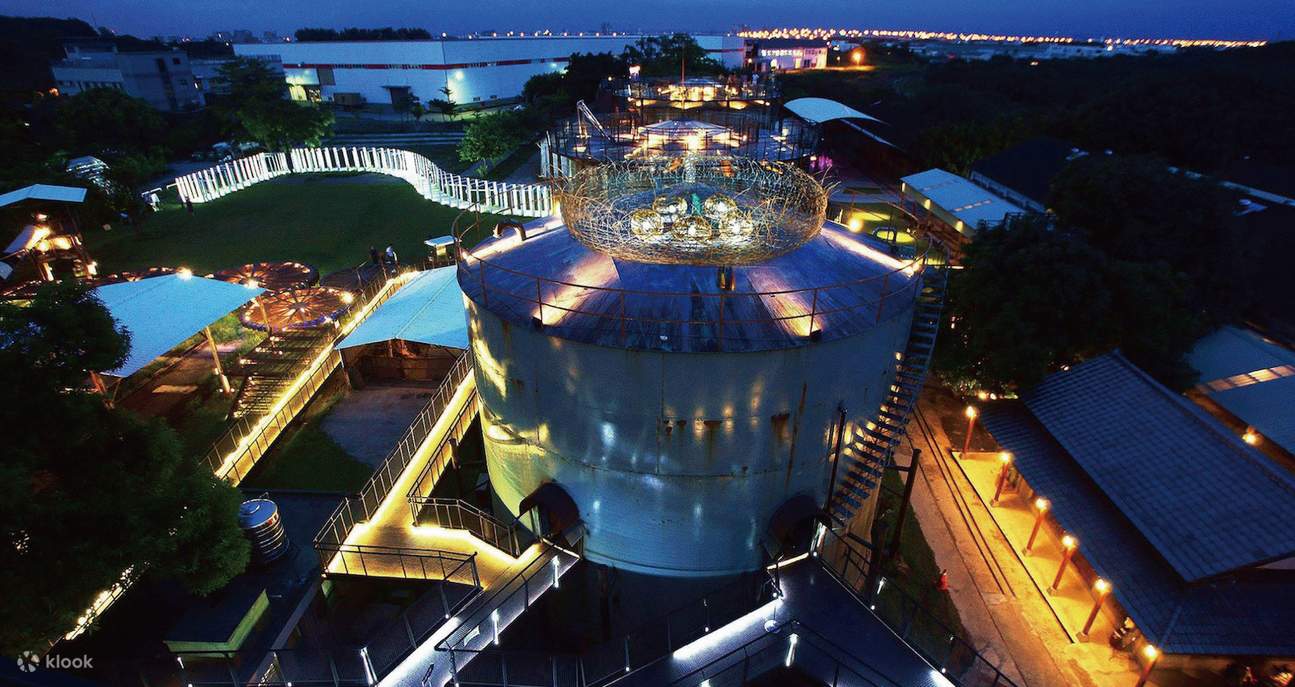 夜間的十鼓文創園區