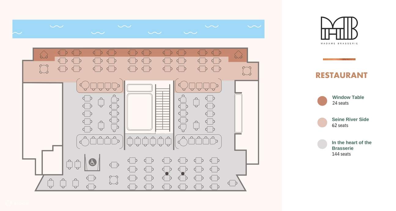 Egal welchen Tisch Sie wählen, Sie werden dieses einzigartige Erlebnis genießen.