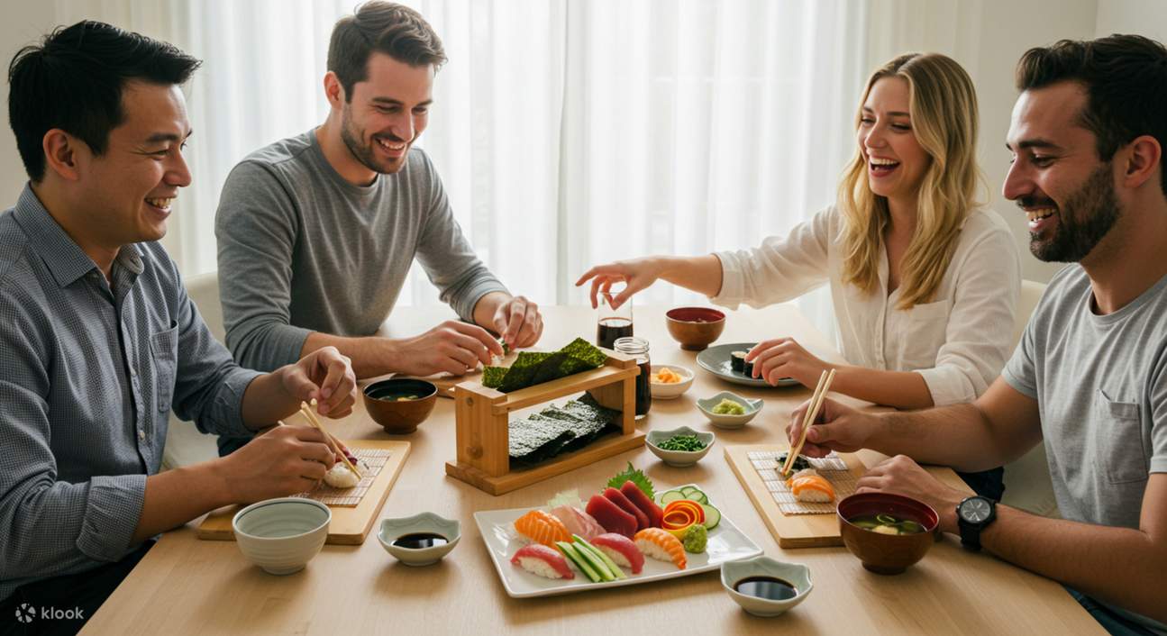 Piano Sushi Arrotolato a Mano