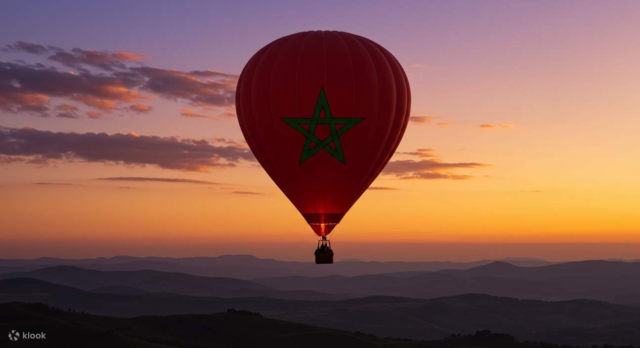 Đi khinh khí cầu ngắm cảnh Marrakech & Dãy núi Atlas