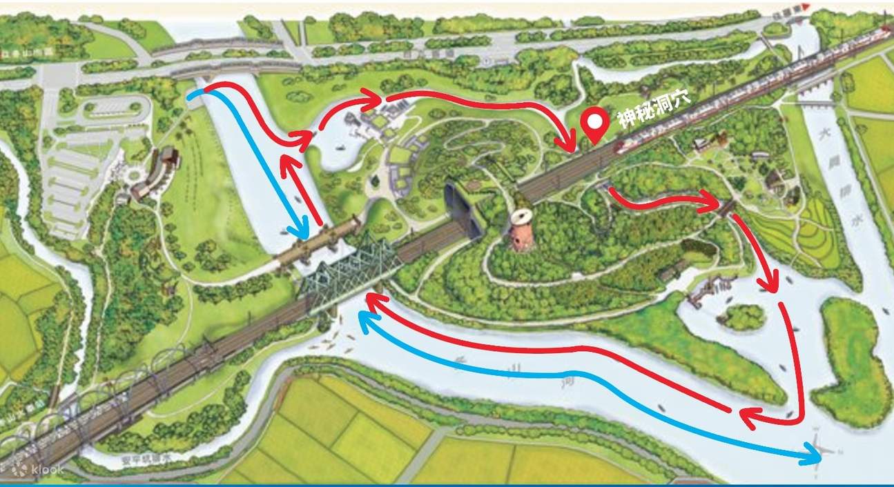 Experiencia en bicicleta acuática en el Parque Ecológico Río Dongshan