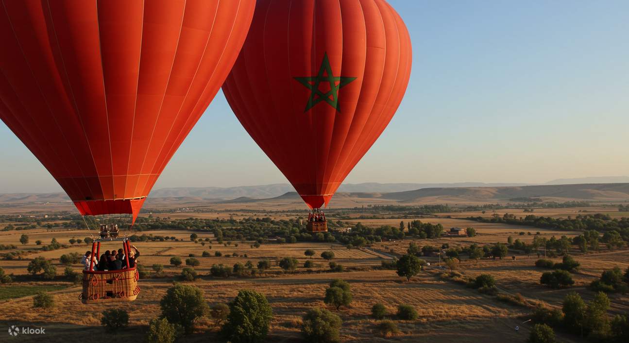 Naik Balon Udara Klasik di Atas Marrakech & Pegunungan Atlas