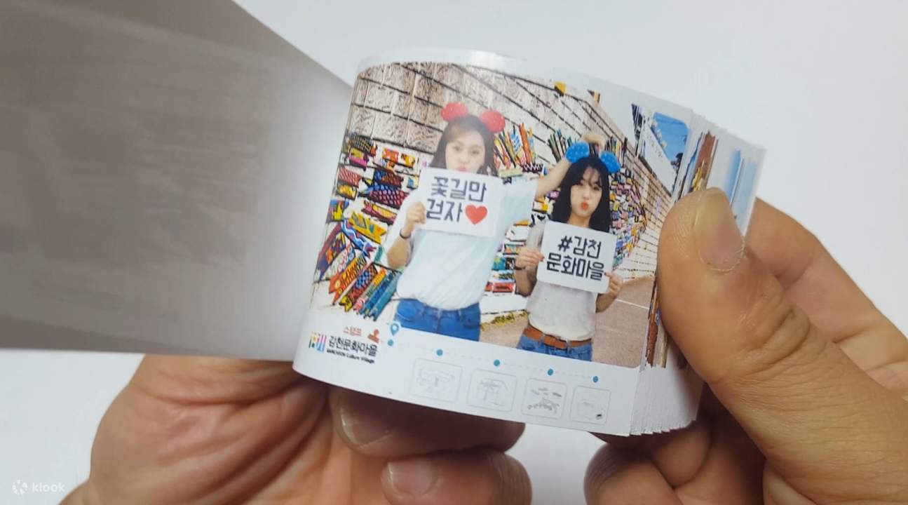 Hand Flipped Photobook Making Class Experience In Gamcheon Cultural Village Klook