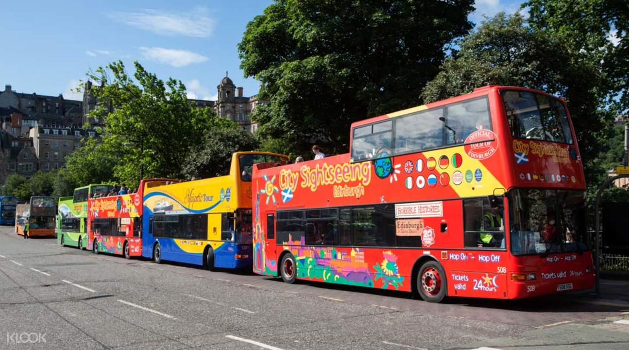 edinburgh bus tour tourist