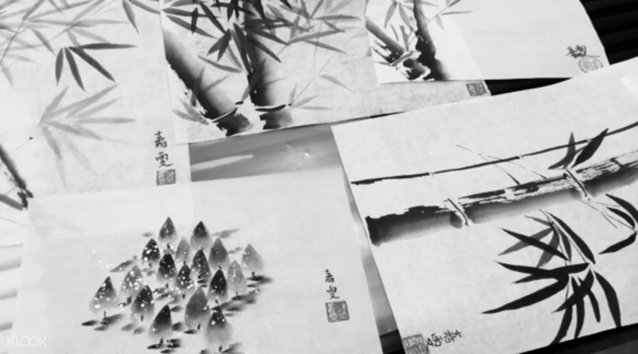 中国艺术画坊水墨画体验 Klook客路中国