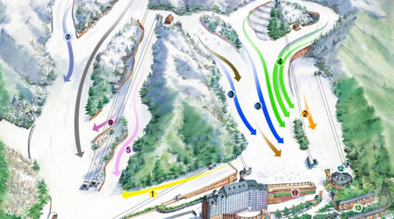 芝山森林度假村滑雪