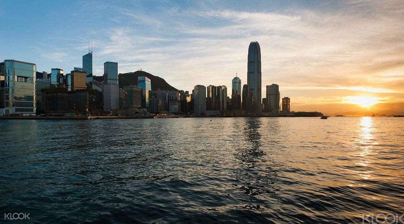 維港日落
