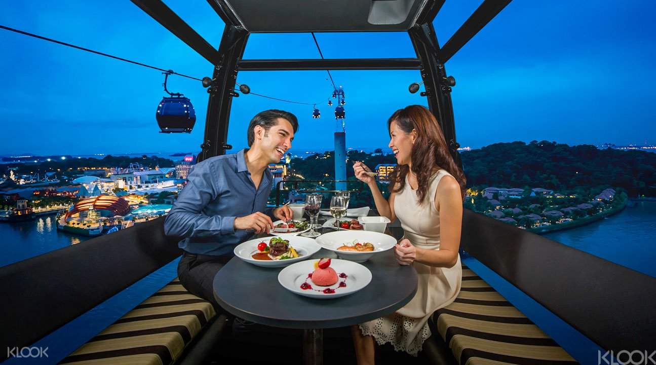 新加坡纜車空中晚宴