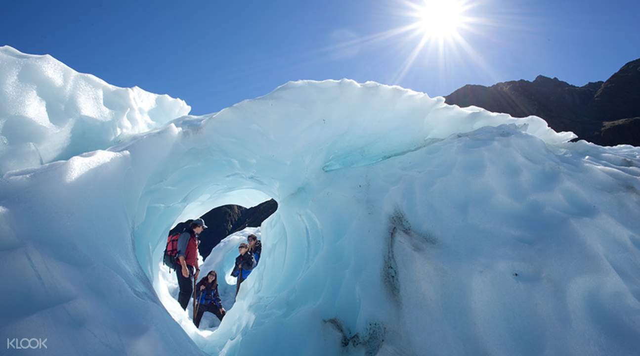 flying fox heli hike in fox glacier