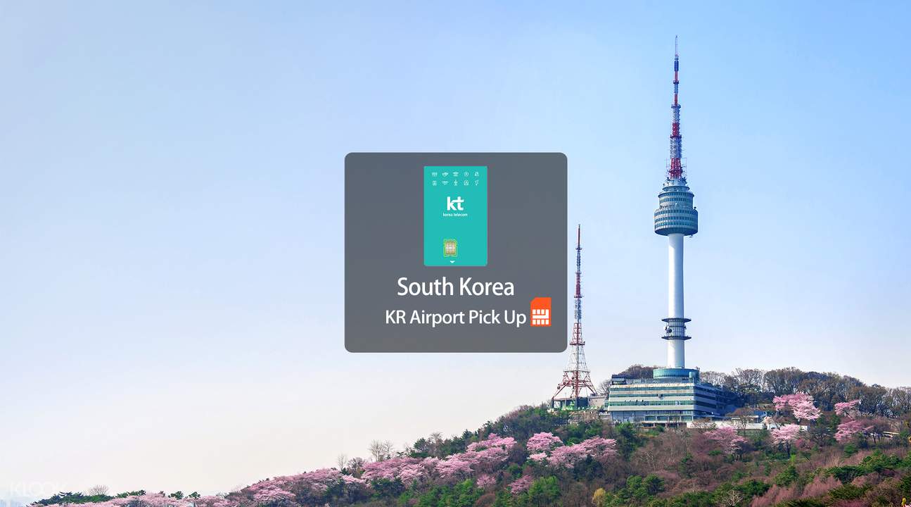 KT Olleh Data/Prepaid 4G SIM Card (KR Airport Pick Up) for Korea Klook