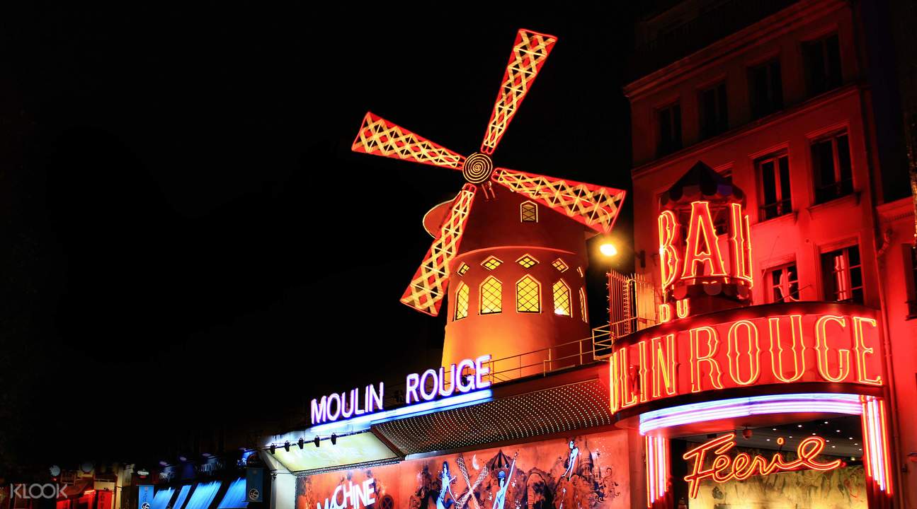 moulin rouge show ticket with round trip transfers