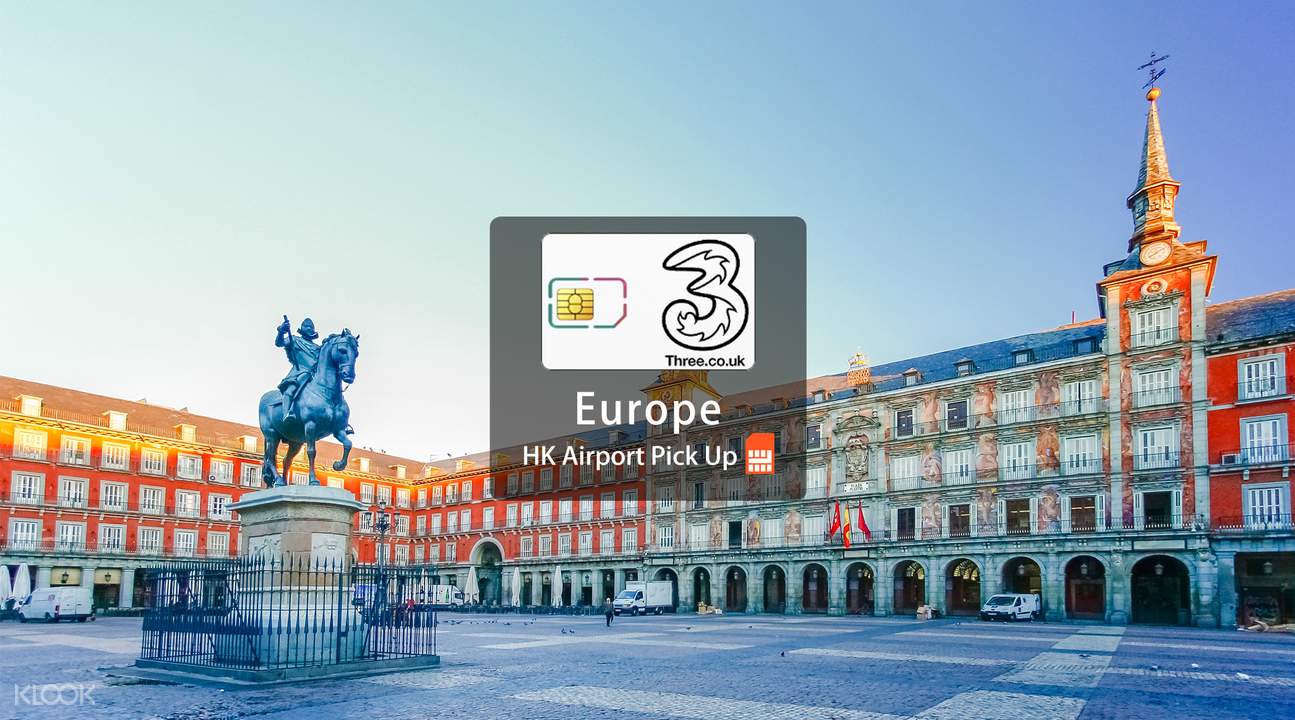 Europe Prepaid SIM Card (Hong Kong Airport Pick Up) - Klook