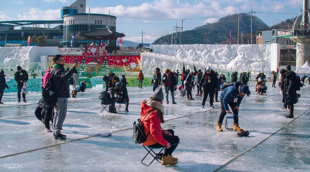 Pyeongchang Trout Festival and Ice Fishing Winter Day Tour