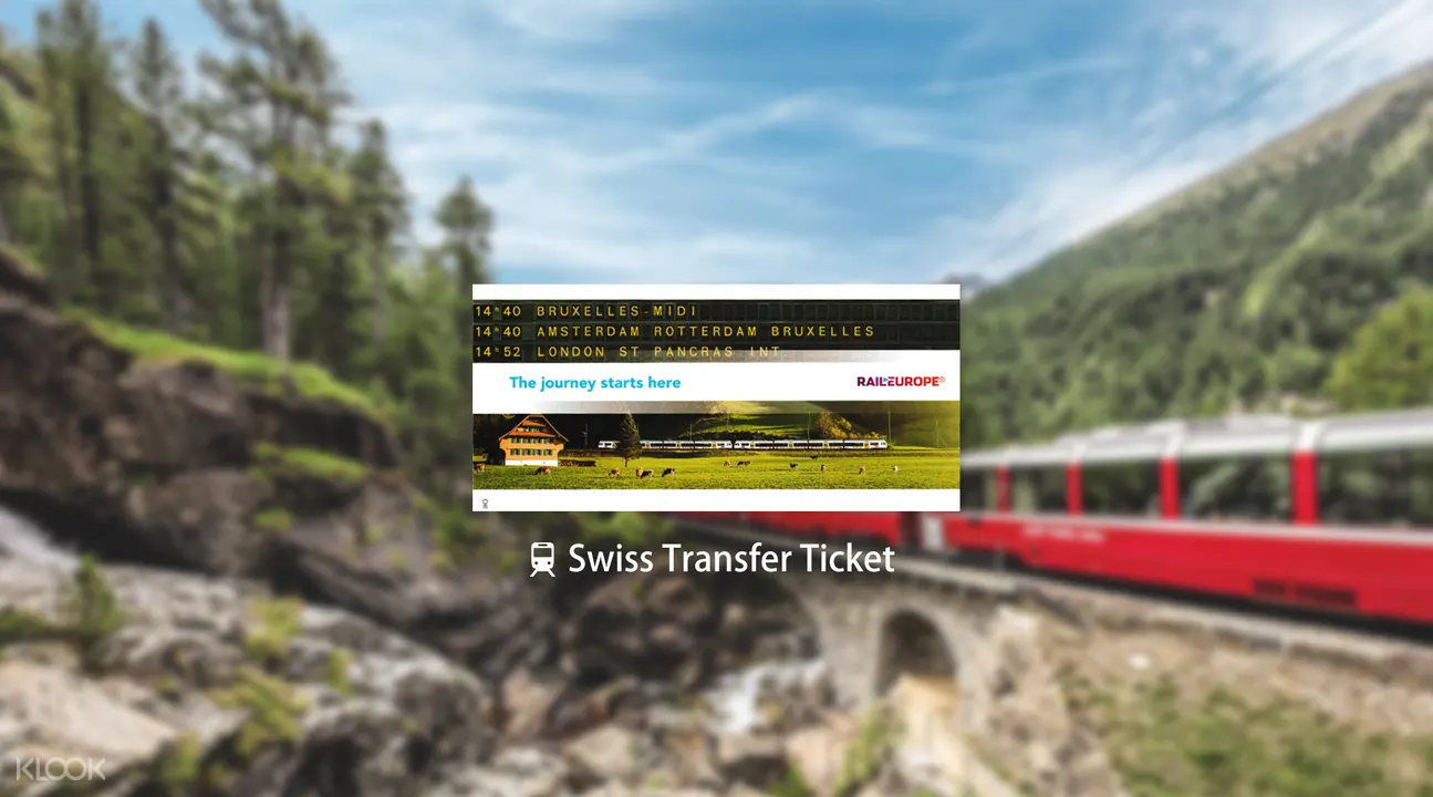 Swiss Transfer First And Second Class Tickets In Switzerland