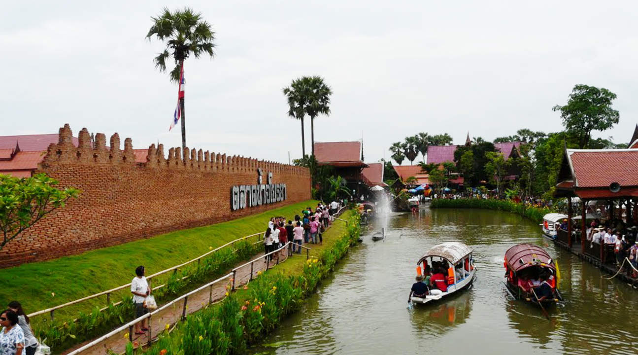 Image result for canal ayutthaya