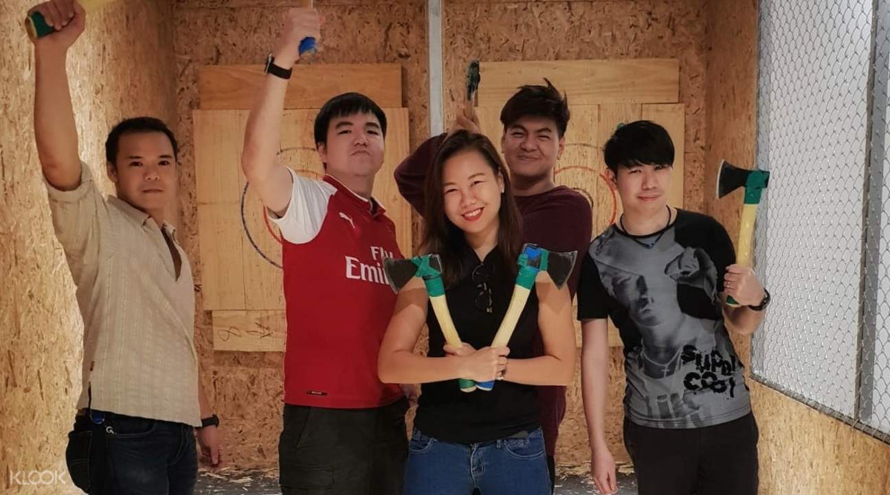斧斧生風 新加坡axe Factor擲斧體驗 Klook客路台灣