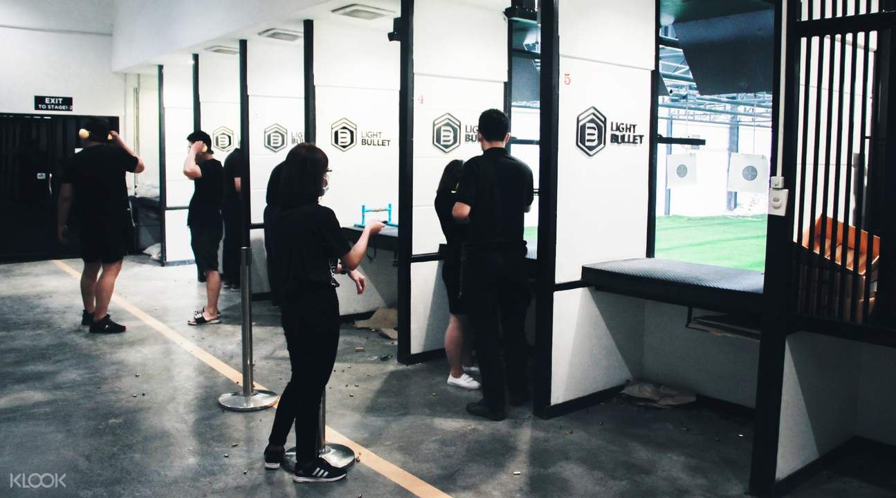 Light Bullet Shooting Range Experience in Pattaya, Thailand