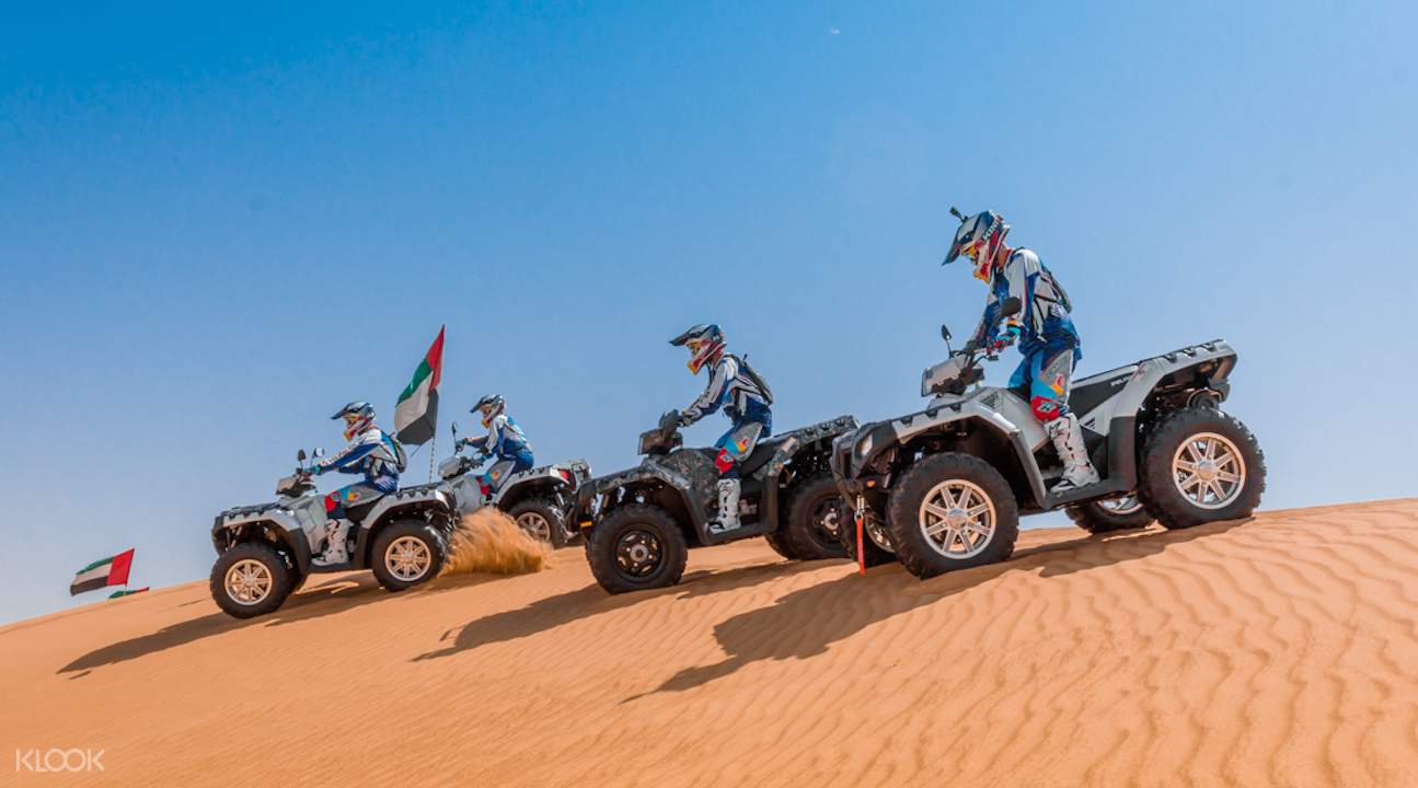 [SALE] Polaris Quad Bike Driving Experience in Dubai Ticket KD