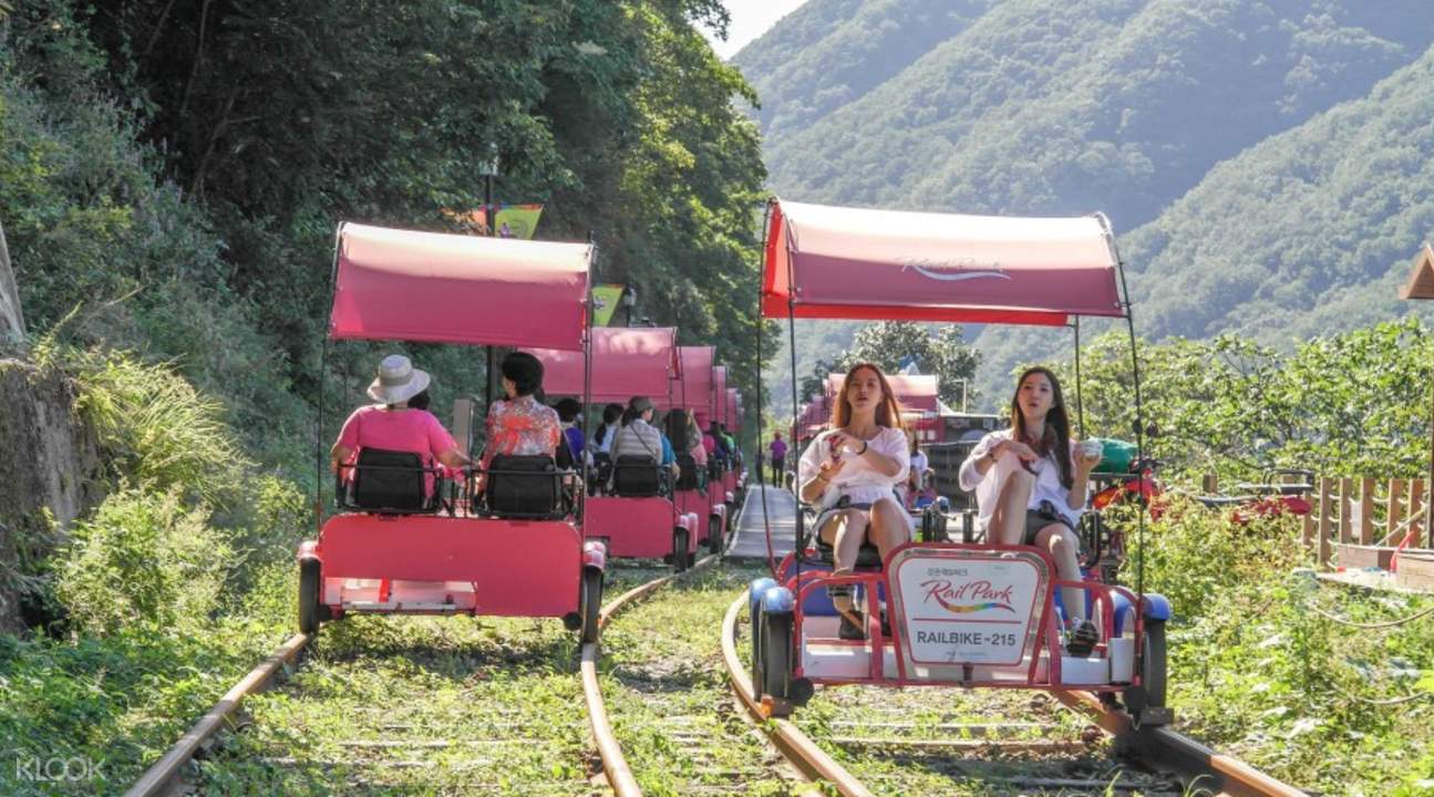Gangchon Rail Bike Booking Klook