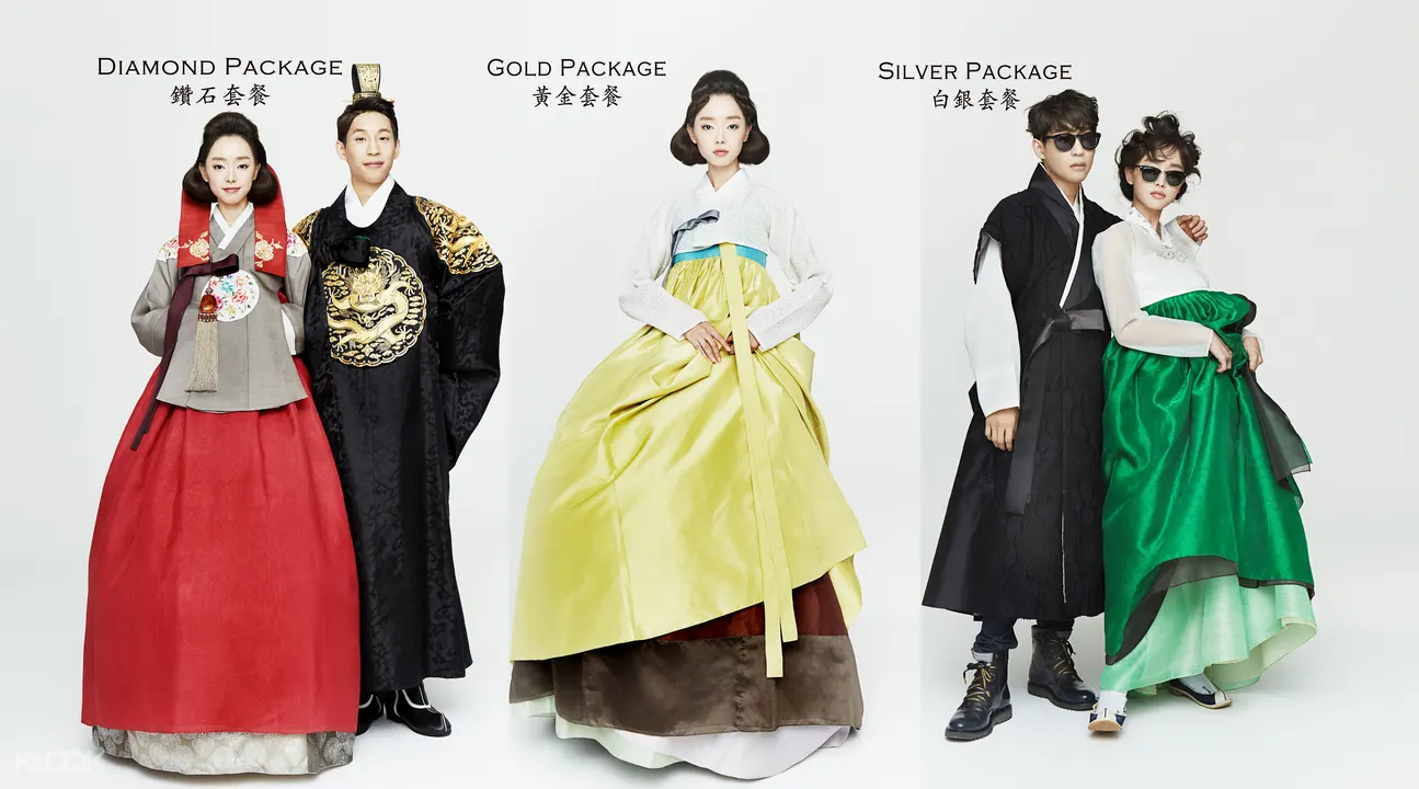 gold hanbok